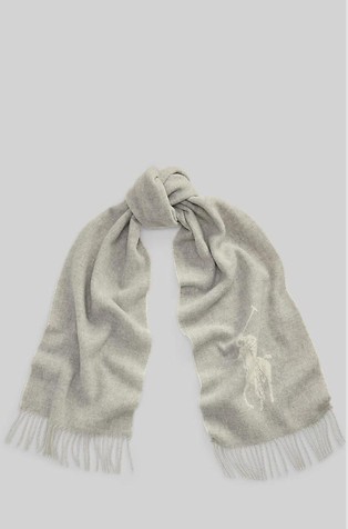 Big Pony wool scarf