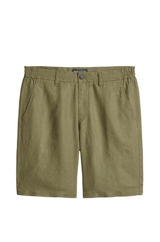 Regular fit lanene chino hlače