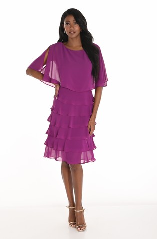 Haljina s volanima i ogrtačem