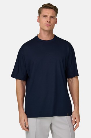 Relaxed Jersey T-Shirt With S.Cafè Yarn