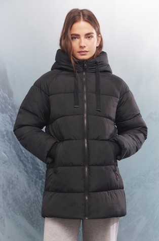 Padded jacket with hood