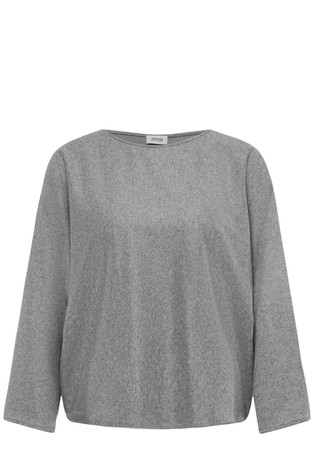 Pulover od jersey mješavine s vunom