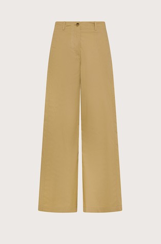 Straight fit platnene hlače