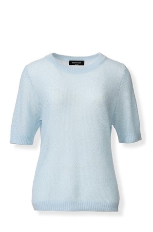 Pletena majica sa šljokicama od mješavine s moherom