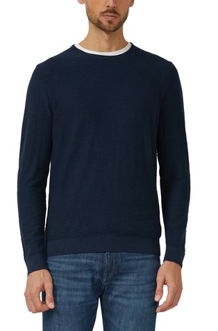 Pleten pulover od strukturirane pamučne pređe