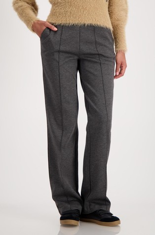 Straight fit hlače s logo obrubom oko struka