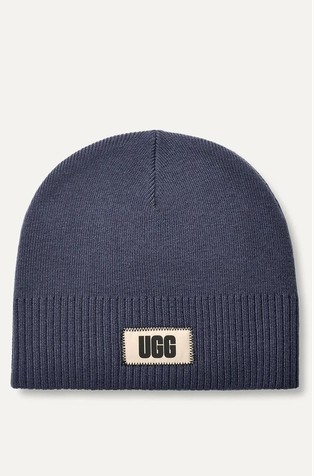 Pletena kapa s logo našivkom