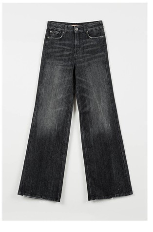 Regular fit jeans hlače sa širokim nogavicama