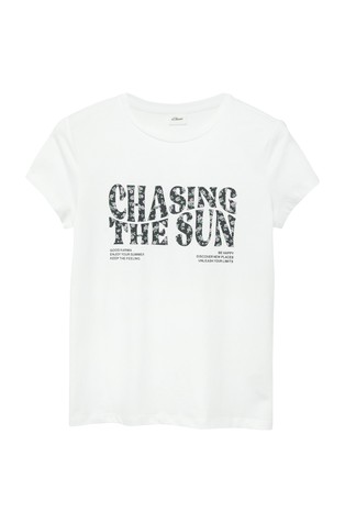 T-shirt with front print