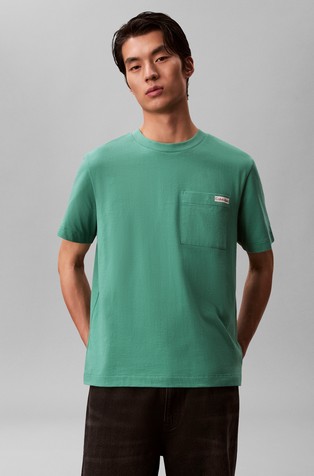 Cotton T-shirt with pocket