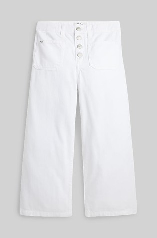 Cropped jeans hlače sa širokim nogavicama