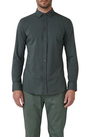 Pripijena košulja od rastezljive pamučne tkanine