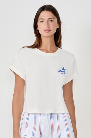 Shell Sea cotton pajama t-shirt