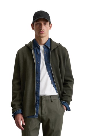 DfC kardigan od organskog pamuka s kapuljačom