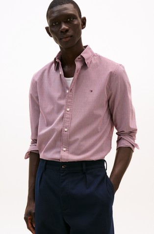 TH Flex regular fit košulja s kariranim uzorkom