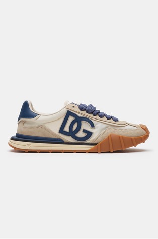DG Athletic nylon and suede sneakers