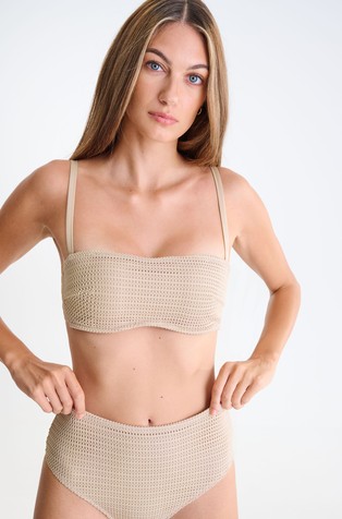 Calvi balconette bikini top