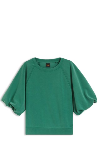 Oversized fit pulover s kratkim balon rukavima