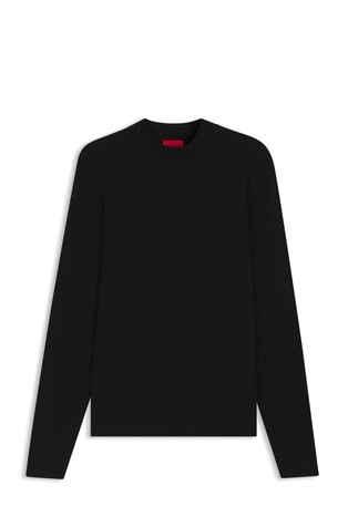 Slim fit pleten pulover od mješavine viskoze