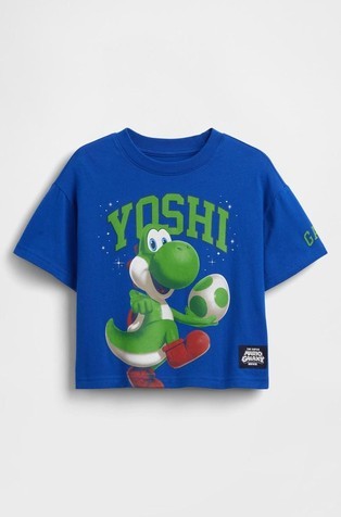 Toddler Super Mario Oversized Graphic T-Shirt