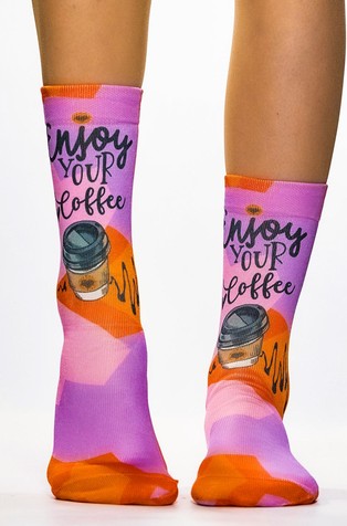 Enjoy Your Coffee ženske čarape