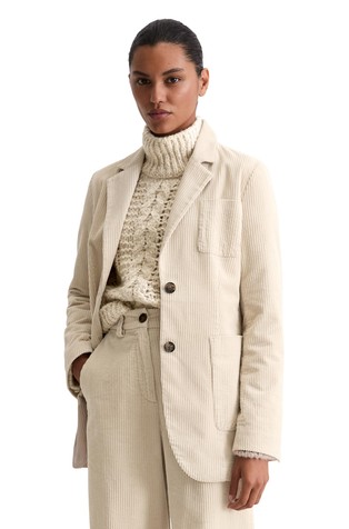 Corduroy blazer in organic cotton
