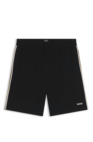 Stretch-cotton pyjama shorts