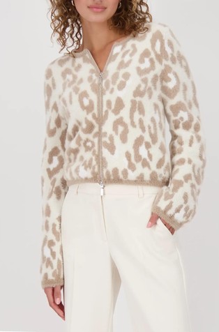 Kardigan s leopard uzorkom