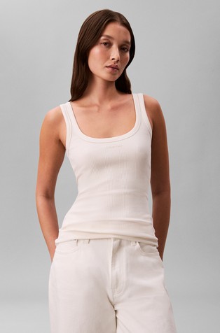 Slim Ribbed Tank Top