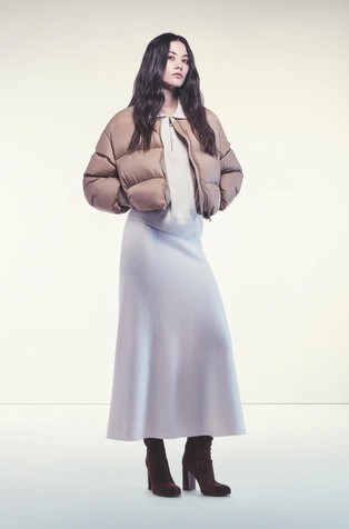 Cameron pleten pulover kratkih rukava s djelomičnim patentnim zatvaračem