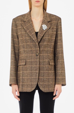 Kariran sako s jednorednim kopčanjem