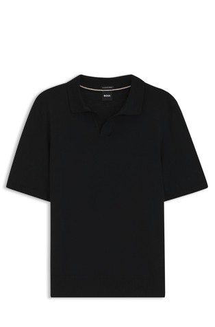 Merino-wool sweater with Johnny collar