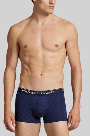 Print Stretch Cotton Trunk