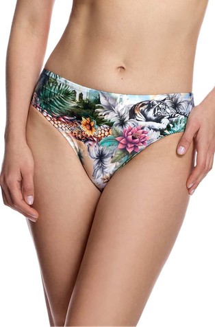 Donji dio kupaćeg kostima s tropskim uzorkom