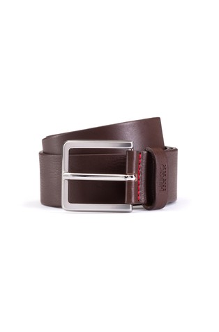 Remen od teksturirane kože s brušenom kopčom