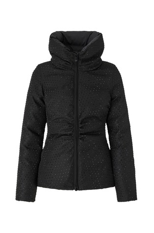 Kratka jakna s ukrasnim kamenčićima