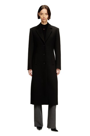 Duži kaput s jednorednim kopčanjem