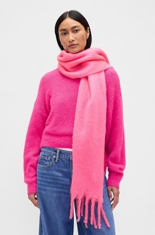 Brushed Fringe Scarf