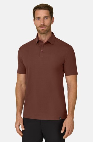 Short-sleeved Polo In Stretch Supima Cotton