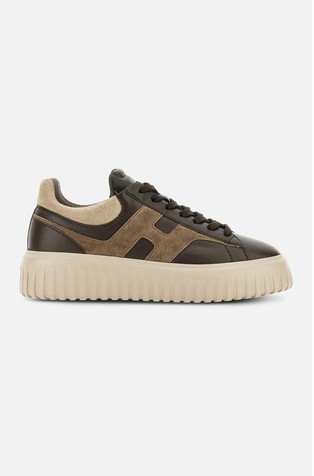 H-Stripes Leather Sneakers