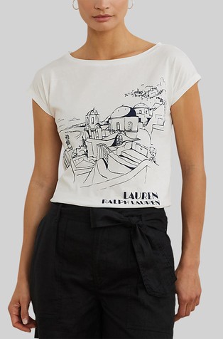 Majica od mješavine pamuka s otisnutom grafikom