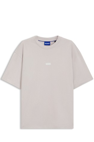 Loose-fit T-shirt in cotton with rear logo artwork