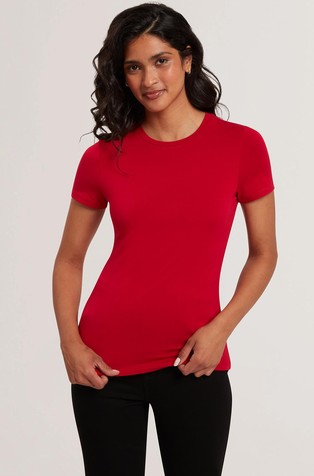 Majica kratkih rukava od rastezljive viskoze