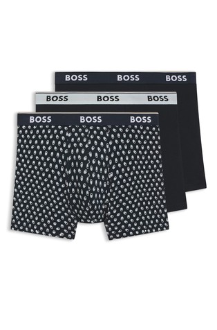 Three-pack of boxer briefs in stretch cotton