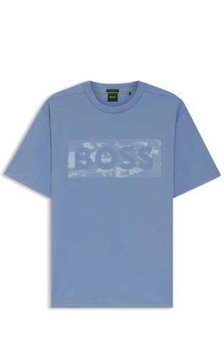 Majica od rastezljivog pamuka s logo otiskom