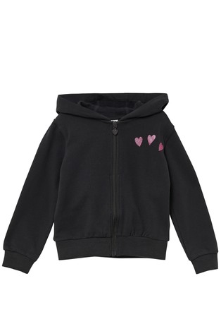 Pulover s kapuljačom i svjetlucavim otiskom straga