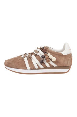 Eclipse sneaker in suede with charm
