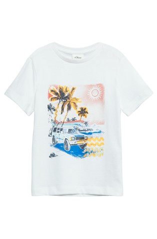 T-shirt with front print