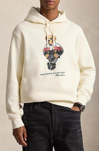 Polo Bear pulover s kapuljačom i flisiranom unutrašnjošću