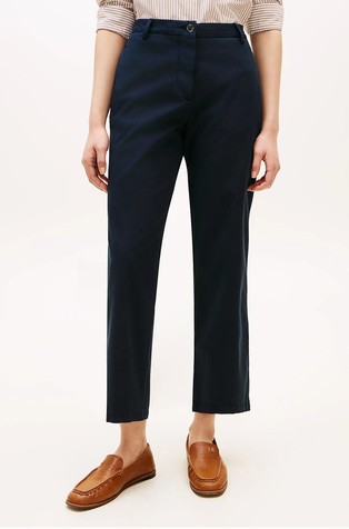 Slim fit chino hlače s ravnim nogavicama